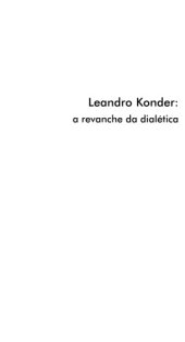 book Leandro Konder: a revanche da dialética  