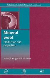 book Mineral Wool: Production and Properties (Woodhead Publishing in Materials)  