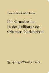 book Die Grundrechte in der Judikatur des Obersten Gerichtshofs