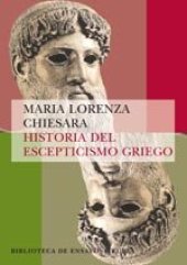 book Historia Del Escepticismo Griego History of Greek Scepticism  