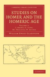 book Studies on Homer and the Homeric Age