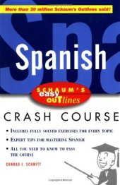 book Schaum's Easy Outline of Spanish  