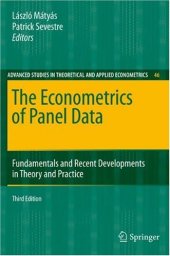 book The Econometrics of Panel Data: Fundamentals and Recent Developments in Theory and Practice  