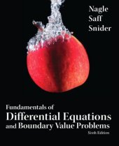 book Fundamentals of Differential Equations and Boundary Value Problems, Sixth Edition  