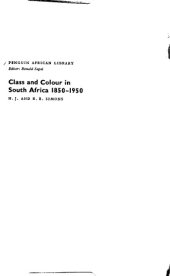 book Class and Colour in South Africa, 1850-1950  