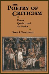 book The Poetry of Criticism: Horace, Epistles II and Ars poetica  