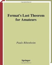 book Fermat's Last Theorem for Amateurs  