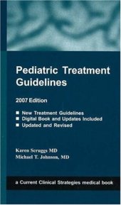 book Pediatric Treatment Guidelines 2007  