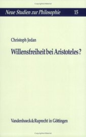 book Willensfreiheit bei Aristoteles?  