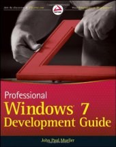 book Professional Windows 7 Development Guide