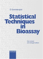 book Statistical Techniques in Bioassay (2nd edition)  