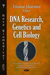 book DNA Research, Genetics and Cell Biology  