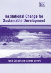 book Institutional Change for Sustainable Development  