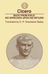 book Back From Exile: Six Speeches Upon His Return