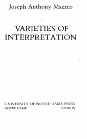 book Varieties of Interpretation  