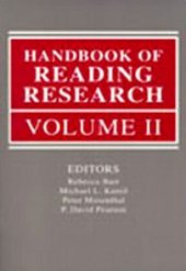 book Handbook of Reading Research, Volume II  