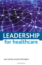 book Leadership for Healthcare  