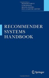 book Recommender Systems Handbook  