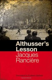 book Althusser's Lesson  