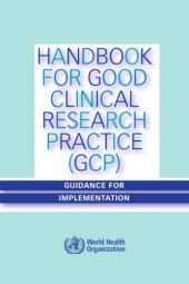 book Handbook for good clinical research practice (GCP): guidance for implementation  