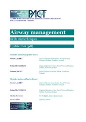 book PACT PROGRAMME Airway management  