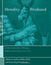 book Heredity Produced: At the Crossroads of Biology, Politics, and Culture, 1500-1870 (Transformations: Studies in the History of Science and Technology)  