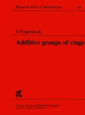 book Additive Groups of Rings  