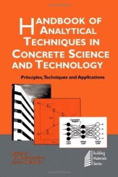 book Handbook of Analytical Techniques in Concrete Science and Technology: Principles, Techniques and Applications (Building Materials) 