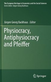 book Physiocracy, Antiphysiocracy and Pfeiffer 