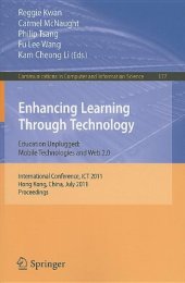 book Enhancing Learning Through Technology. Education Unplugged: Mobile Technologies and Web 2.0: 6th International Conference, ITC 2011, Hong Kong, China, July 11-13, 2011. Proceedings