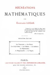 book Récréations mathématiques, volume 1