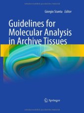 book Guidelines for Molecular Analysis in Archive Tissues    