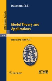 book Model Theory and Applications