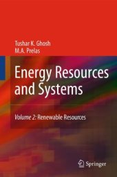 book Energy Resources and Systems: Volume 2: Renewable Resources