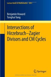 book Intersections of Hirzebruch–Zagier Divisors and CM Cycles