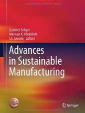 book Advances in Sustainable Manufacturing: Proceedings of the 8th Global Conference on Sustainable Manufacturing