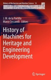 book History of Machines for Heritage and Engineering Development 