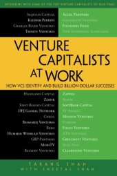 book Venture Capitalists at Work: How VCs Identify and Build Billion Dollar Successes