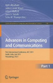 book Advances in Computing and Communications: First International Conference, ACC 2011, Kochi, India, July 22-24, 2011. Proceedings, Part I