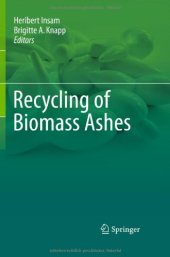 book Recycling of Biomass Ashes    