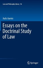 book Essays on the Doctrinal Study of Law 