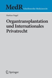 book Organtransplantation und Internationales Privatrecht