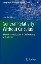 book General Relativity Without Calculus: A Concise Introduction to the Geometry of Relativity 