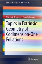 book Topics in Extrinsic Geometry of Codimension-One Foliations 