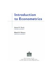 book Introduction to Econometrics    