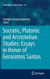 book Socratic, Platonic and Aristotelian Studies: Essays in Honor of Gerasimos Santas 