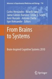 book From Brains to Systems: Brain-Inspired Cognitive Systems 2010