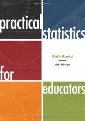 book Practical Statistics for Educators, 4th Edition    