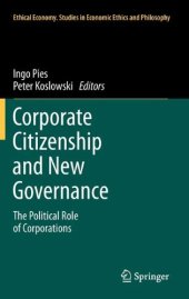 book Corporate Citizenship and New Governance: The Political Role of Corporations 