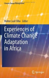 book Experiences of Climate Change Adaptation in Africa 